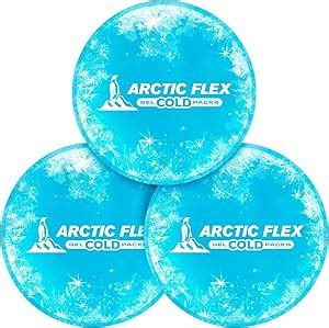 Arctic Flex XL Round Ice Pack Count Soft Gel Compression Icepack Hot Cold For Headache