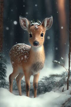 Baby Deer Snow Images – Browse 7,262 Stock Photos, Vectors, and Video ...