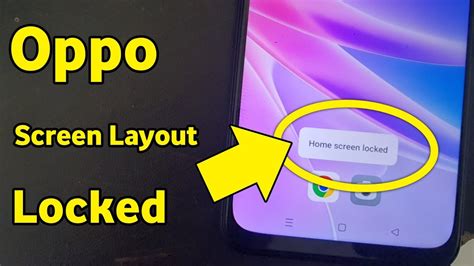 Oppo Home Screen Locked Problem Screen Layout Locked Ko Kaise Hataye