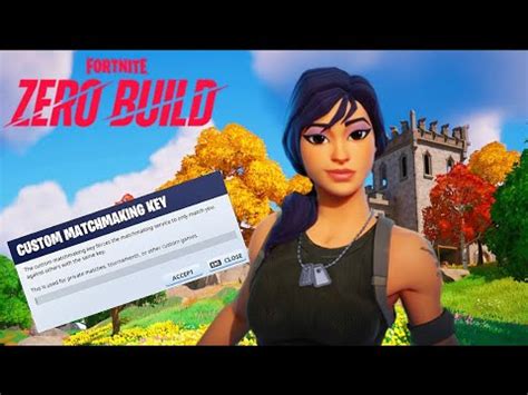 Live Fortnite Custom Games Zero Builds Youtube