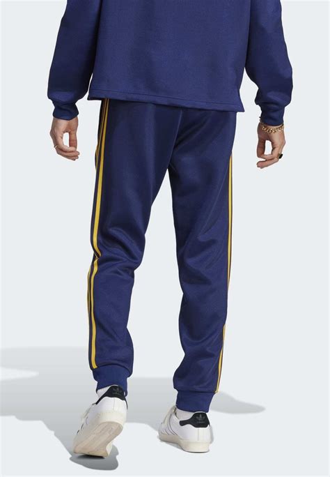 Adidas Originals Adicolor Classics Sst Tracksuit Bottoms Dark Blue Crew Yellowblue Zalando