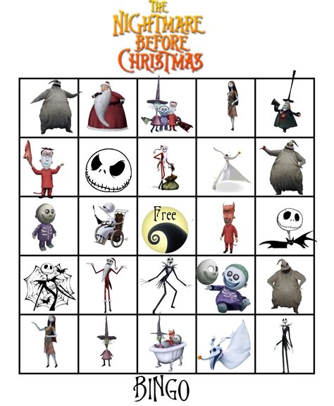 Free Nightmare Before Christmas Party Printables Printable Templates