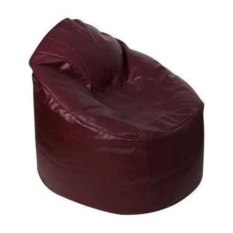 Caddyfull Leather And Suede Maroon Muddha Bean Bags At Rs 500 Piece In