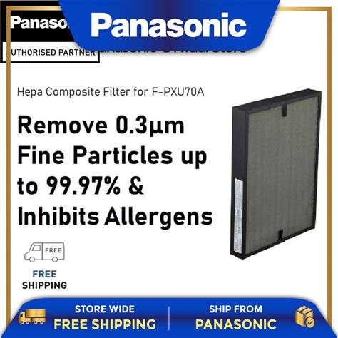 Panasonic F Zxtp70z Hepa Composite Filter Air Purifier For F Pxu70awm F Zxtp70zm Shopee Malaysia