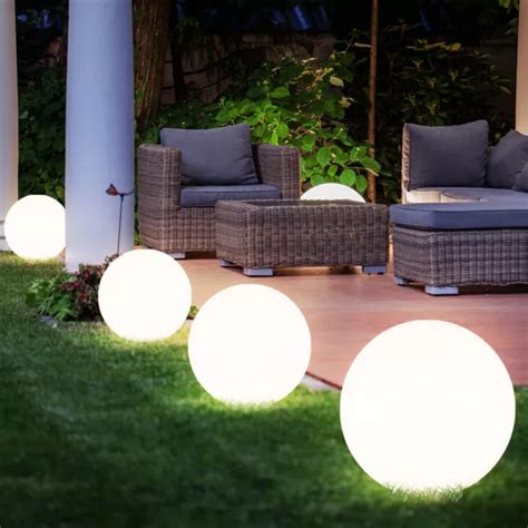 Lampe D Ext Rieur Spots Encastrer Boule Solaire Jardin Led Pointe