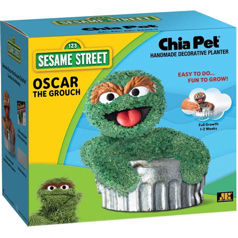 Sesame Street Oscar the Grouch Chia Pet - Entertainment Earth