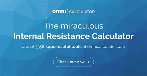 Internal Resistance Calculator