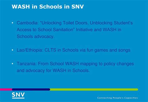 Ppt School Water Sanitation And Hygiene Snv Experience Powerpoint