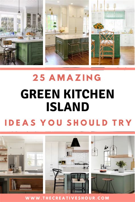 25 Elegant Green Kitchen Island Ideas That Amaze You