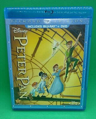 Peter Pan Blu Ray Dvd Disc Set Diamond Edition