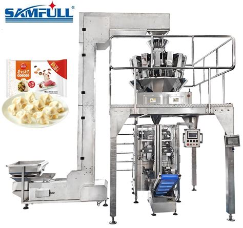 Automatic Frozen Food Dumpling Wonton Multihead Weigher Vffs Vertical