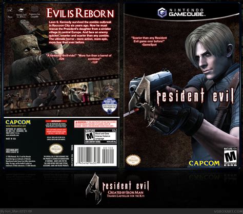 Viewing Full Size Resident Evil 4 Box Cover