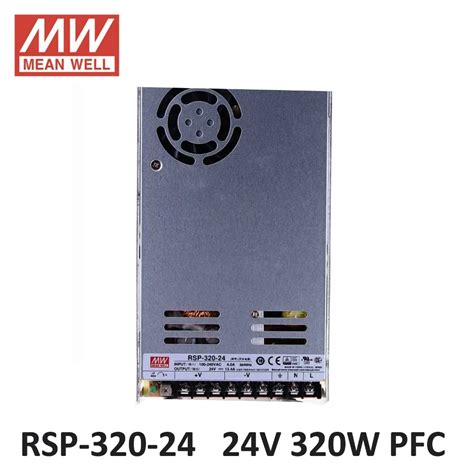 Meanwell 24V 13 4A PFC Led Power Supply RSP 320 24 Switching Power