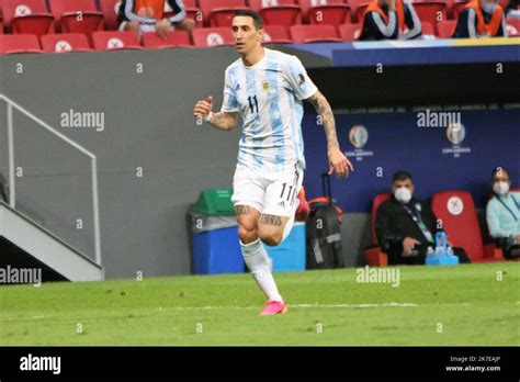 Laurent Lairys Maxppp Angel Di Maria Of Argentina During The Copa