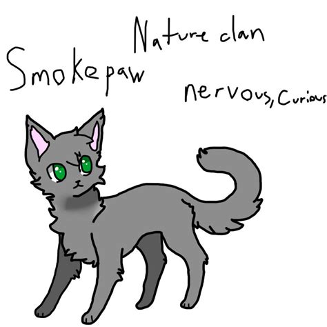 Smokepaw My Oc From Worrior Cats By Creepsalight On Deviantart