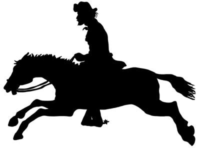 Horse Galloping Silhouette