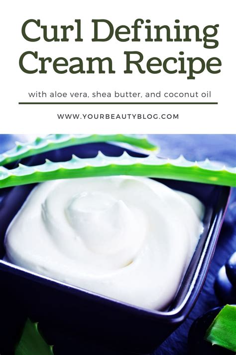 Diy Curl Defining Cream Recipe Moisturize And Define Curls Naturally