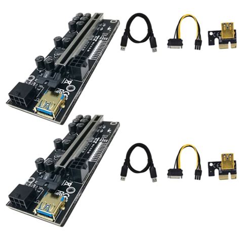 V Pro Pci E X To X Usb Cm Graphics Riser Card With Solid