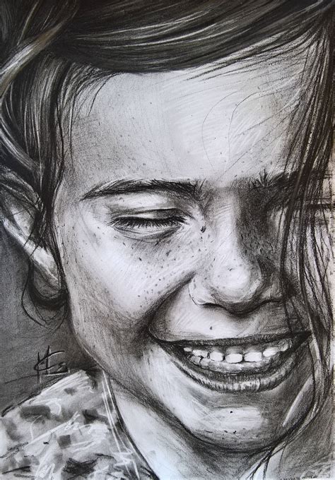 Charcoal Pencil Portrait