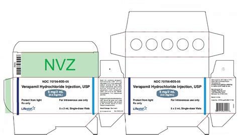 Verapamil Injection Package Insert Prescribing Information