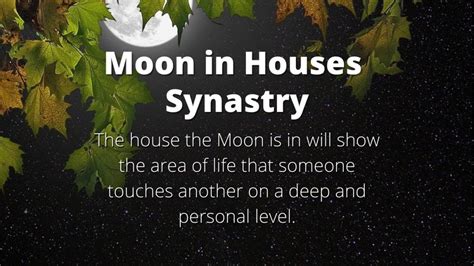 Moon in Houses Synastry Meanings: 1st through 12th House