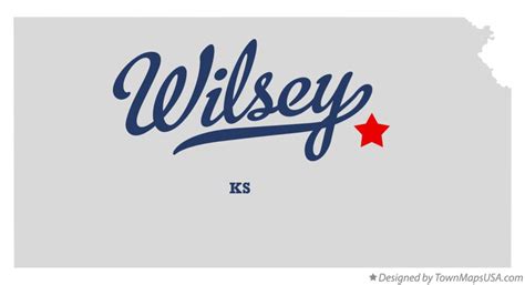 Map of Wilsey, KS, Kansas