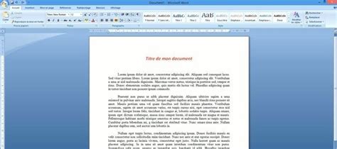 Tuto Mise En Forme D Un Texte Avec Word Sur Tuto