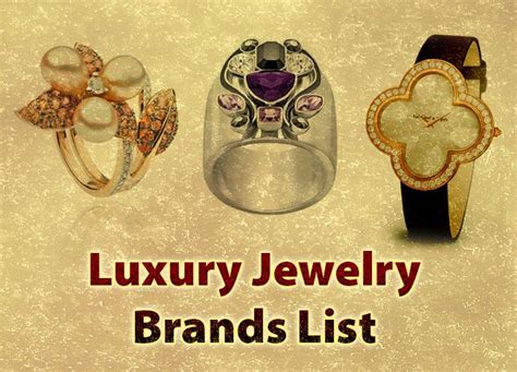 Luxury Jewelry Brands List | Luxury jewelry, Jewelry branding, Luxury ...