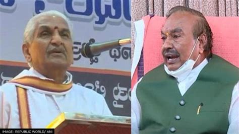 Karnataka Rss Leader Endorses Ks Eshwarappa S Saffron Flag Replacing