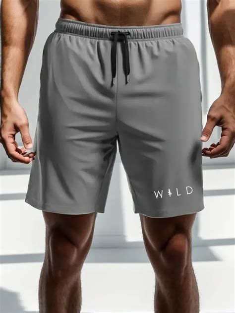 Plus Size Mens Wild Graphic Print Shorts Sports Outdoor Temu Ireland