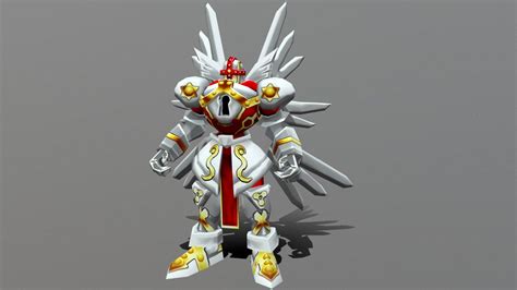 Clavis Angemon Digimon World 4 Download Free 3d Model By