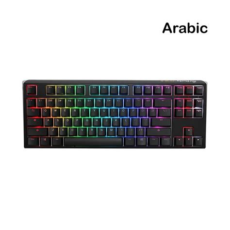Shop Ducky One Tkl Blue Switch Rgb Hot Swap Wired Mechanical Keyboard Classic Black Ar