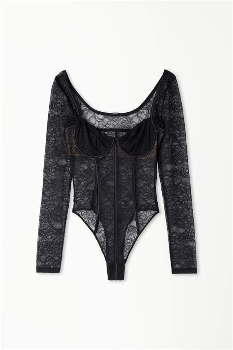 Timeless Lace Balconette Body - | Tezenis