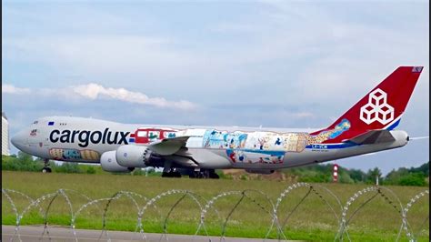 Cargolux - Boeing 747-8F Cutaway Livery [LX-VCM] | Close-up Taxi and ...