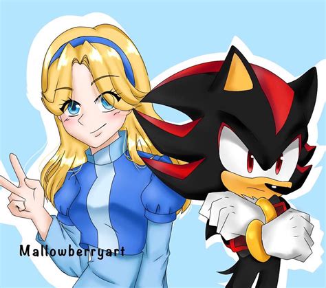 Shadow and Maria by mallowberryart on DeviantArt