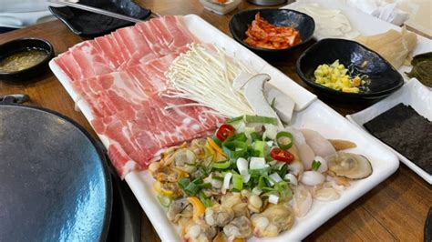 부산 광안리 맛집 갈삼구이갈미조개삼겹살내돈내산 솔직후기 네이버 블로그