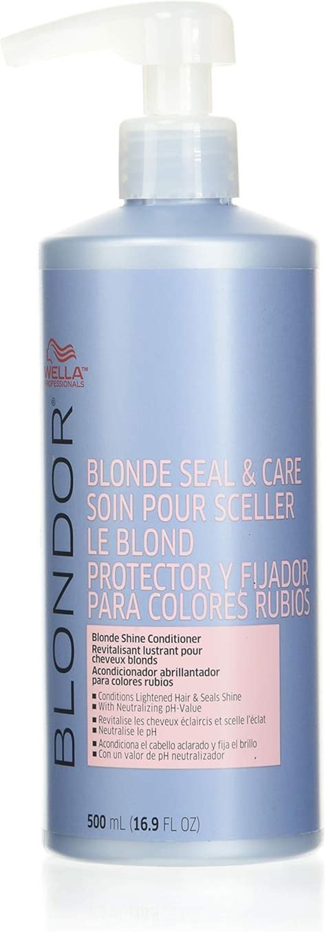 Wella Blondor Blonde Seal And Care Women Conditioner 16 9 Ounce By