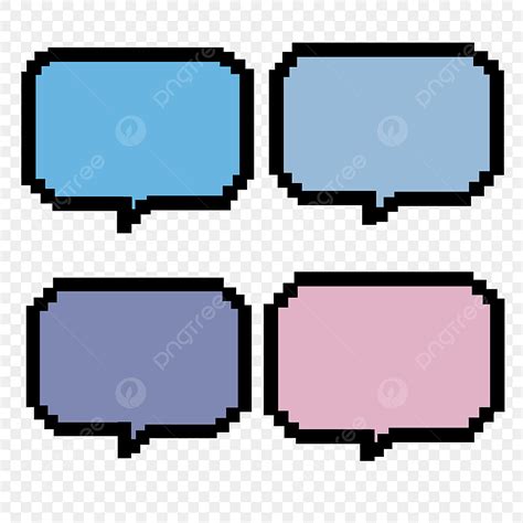 Dialog Box Clipart Vector Dialog Color Pixel Art Text Box Dialogue