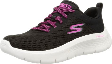 Skechers Women S GO Walk Flex Alani Black Hot Pink