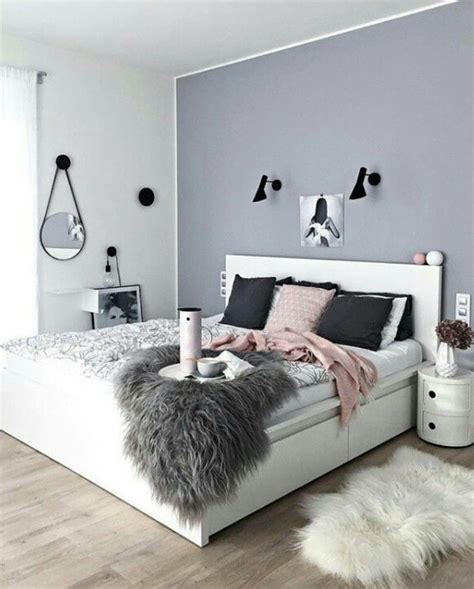 Chambre Ado Fille Moderne En Style Scandinave Gray Bedroom Teen