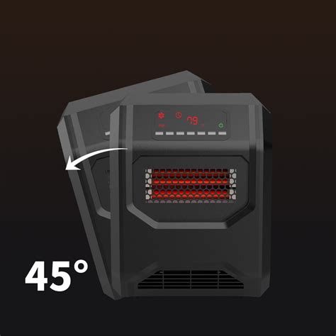 Buy Space Heater with Remote Control, 1500W/750W Portable Electric ...