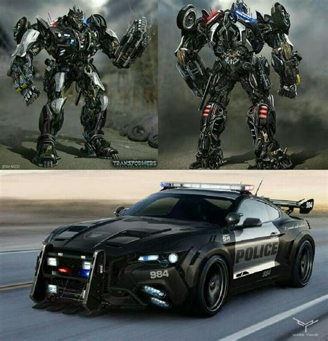 Police interceptor car transformer barricade | Transformers cars ...