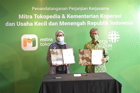 Dorong Daya Saing Umkm Tokopedia Dan Kemenkop Ukm Tandatangani Mou