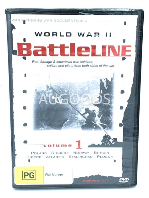 Battleline Documentary World War Ii 2 Volume 1 War Series Dvd New