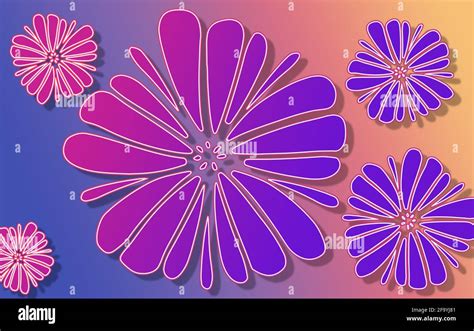 Purple gradient shapes hi-res stock photography and images - Alamy