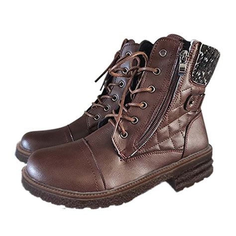 asdoklhq Womens Waterproof Work Boots,Women Ankle Boots Pointed Toe ...