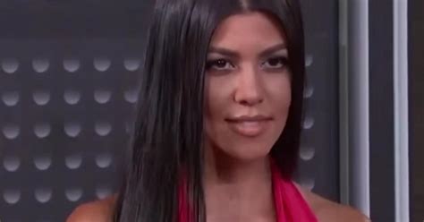 Kourtney Kardashian Flaunts Toned Butt In Thong Bikini During Vacation