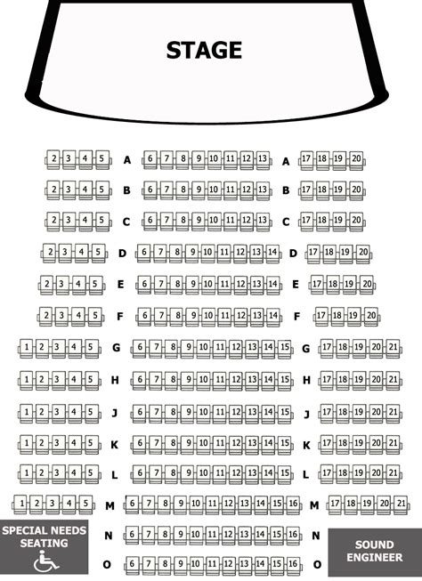 Seating Chart – Daytona Playhouse