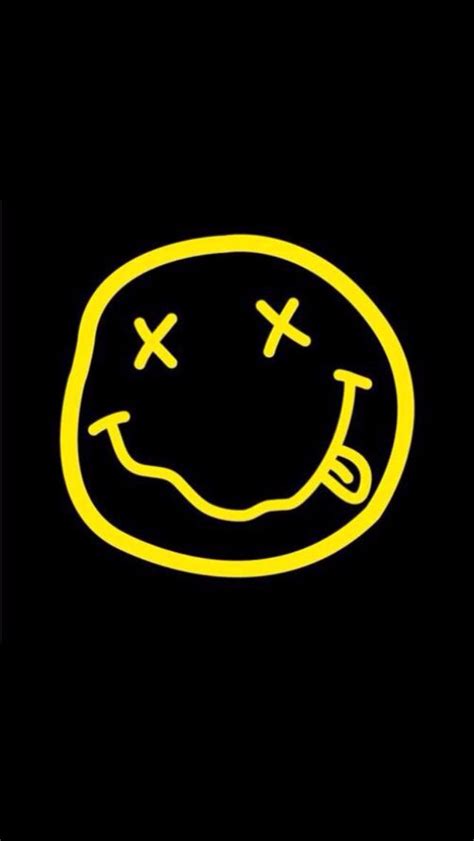 The Nirvana smiley face | Nirvana smiley face, Nirvana smiley, Nirvana logo