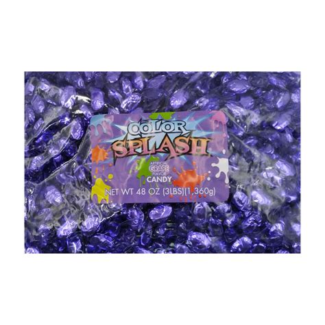 Color Splash Grape Hard Candy 48 oz. — Suckers Online